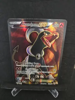 Pokemon TCG Houndoom EX Full Art Holo Ultra Rare Card 153/162 XY Breakthrough NM - Image 3