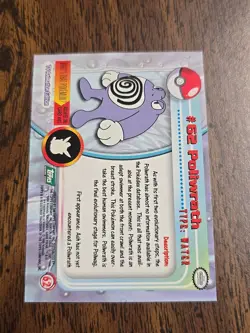 Poliwrath #62 Topps Green Label Non Foil Pokemon Card - Image 2