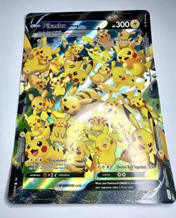 Pikachu V-UNION - Jumbo Oversized Cards Pokemon Trading Card TCG - Image 2