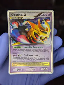 🔥 Giratina Lv.X 124/127 Holo Ultra Rare Pokemon TCG Platinum Card LP/MP - Image 1