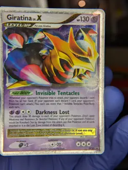 🔥 Giratina Lv.X 124/127 Holo Ultra Rare Pokemon TCG Platinum Card LP/MP - Image 2