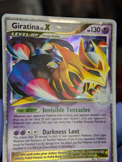 🔥 Giratina Lv.X 124/127 Holo Ultra Rare Pokemon TCG Platinum Card LP/MP - Image 3