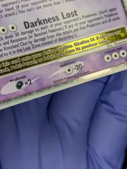 🔥 Giratina Lv.X 124/127 Holo Ultra Rare Pokemon TCG Platinum Card LP/MP - Image 4