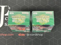 One Piece TCG Legacy Of The Master Set 8 Double Pack Card Game 2 Sealed Boxes J1 - Image 3