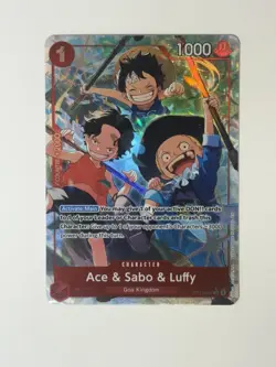 Ace & Sabo & Luffy OP05-007 SR | One Piece Card Game | Goa Kingdom | NM - Image 1
