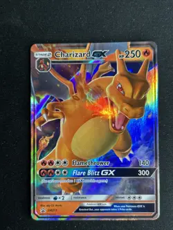 Pokemon TCG Charizard GX SM211 Black Star Promo Holo Card Hidden Fates Rare - Image 1