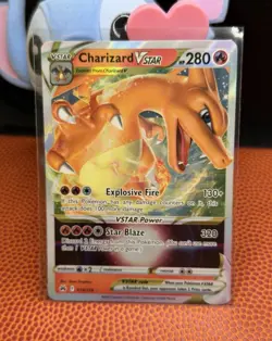 Pokemon TCG Charizard VSTAR Crown Zenith Holo Ultra Rare Card 019/159 - Image 1