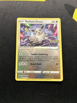 Radiant Eevee SWSH230 NM -Ultra Rare Pokemon Card- Black Star Promo (7q3) - Image 1