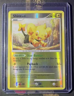 Shinx (Shiny) SH12 - 2009 Shiny Holo Rare, Reverse Holo, Platinum Arceus Card - Image 1