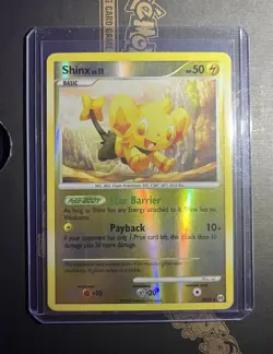 Shinx (Shiny) SH12 - 2009 Shiny Holo Rare, Reverse Holo, Platinum Arceus Card - Image 2