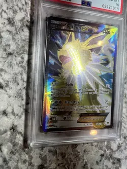Jolteon EX 28a/83 Holo Full Art Promo Card Mega Powers Collection, PSA 10 - Image 3
