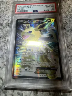 Jolteon EX 28a/83 Holo Full Art Promo Card Mega Powers Collection, PSA 10 - Image 4