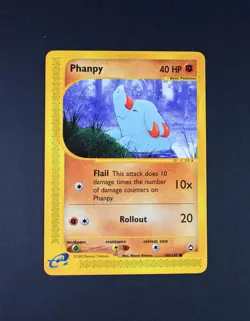 NM Phanpy Reg. Non-Holo 100/147 Aquapolis Pokemon Card - Image 1