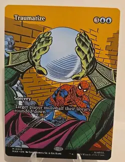 Traumatize (Borderless) MTG Marvel Universe Eternal-Legal Regular - Image 1