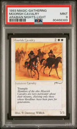Moorish Cavalry (Light) - Arabian Nights - MTG - MINT - PSA 9 - POP 11 - Image 1