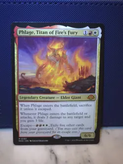 Phlage, Titan of Fire's Fury Modern Horizons 3, Near Mint Condition - Image 1