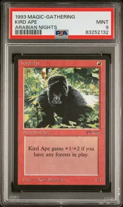 Kird Ape - Arabian Nights - MTG - Mint - PSA 9. See store for more MTG. - Image 1