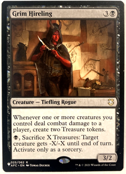 MTG Grim Hireling The List Reprints 025 NM - Image 1