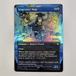 Snapcaster Mage Chocobo Track Foil Borderless 0469 Final Fantasy MTG Bundle FIC - Image 1