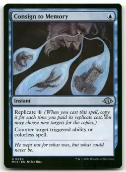 Consign to Memory FOIL #54 MTG Modern Horizons 3 NM X1 - Image 1