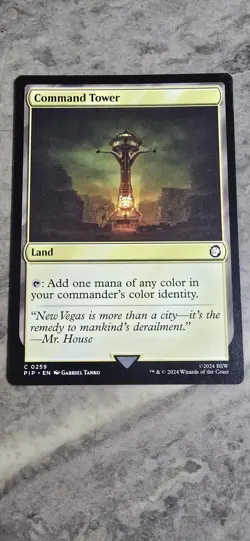 Command Tower Universes Beyond: Fallout Regular Common Land MTG NM - Image 1