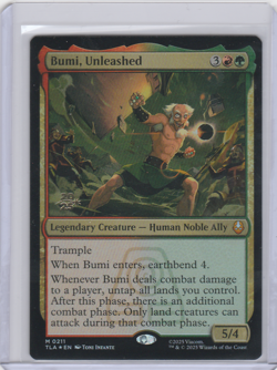FOIL BUMI, UNLEASHED (AVATAR: THE LAST AIRBENDER PRERELEASE) Avatar - Image 1