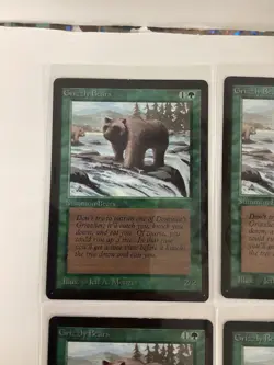 Magic The Gathering - Beta Edition - Grizzly Bears Lot Of 4 - Image 4