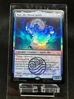 MTG NM Yue The Moon Spirit TLA 0083 Avatar Magic Rare Foil Prerelease Stamped - Image 1