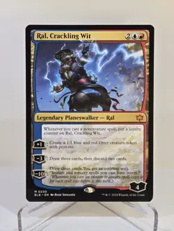 MTG Ral, Crackling Wit - Regular - Bloomburrow Magic The Gathering - Image 1