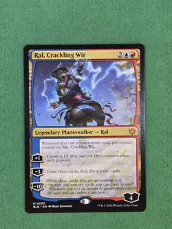 MTG Ral, Crackling Wit - Regular - Bloomburrow Magic The Gathering - Image 3