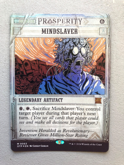 Mtg Carte Magic OTJ Breaking News Mindslaver FOIL English NM - Image 1