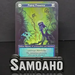 Sorcery Contested Realm Gothic - Putrid Presence Unique Foil - Image 1