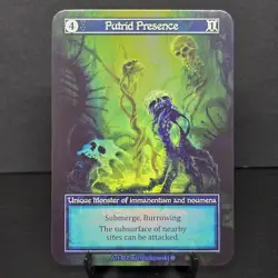 Sorcery Contested Realm Gothic - Putrid Presence Unique Foil - Image 2
