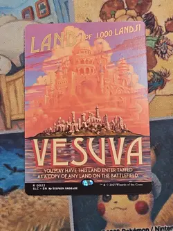 Vesuva Non Foil Secret Lair Encyclopedia Of Magic Near Mint MTG - Image 1