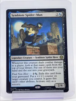 SYMBIOTE SPIDER-MAN 2025 MAGIC THE GATHERING MARVEL RARE Q6016 - Image 1