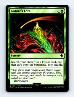 #311 2025 Final Fantasy Commander Nature's Lore Common - Image 1