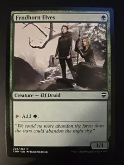 Fyndhorn Elves NM Commander Legends MTG FREE SHIPPING - Image 1