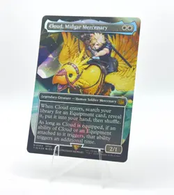 Cloud, Midgar Mercenary 564 (Borderless) (Chocobo Track Foil) Final Fantasy - Image 1