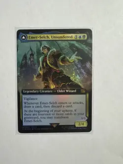 MTG - FINAL FANTASY - Emet-Selch Unsundered NM FOIL Extended Art Mythic #483 - Image 1