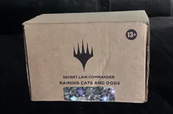MTG Secert Lair Commander Deck Raining Cats and Dogs Sealed Exclusive Limited - Image 1