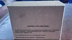 MTG Secert Lair Commander Deck Raining Cats and Dogs Sealed Exclusive Limited - Image 2