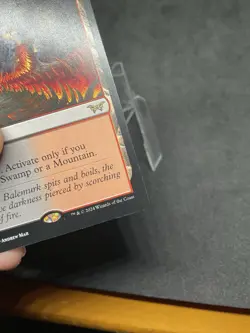 Blazemire Verge Duskmourn: House of Horror Regular MTG 0256 - Image 4