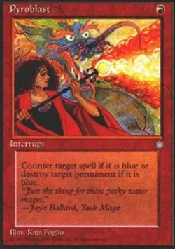 1 x Pyroblast - Ice Age - NM-Mint - MTG - Image 1