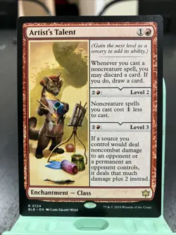 MTG - Artist's Talent - Rare Regular #124 NM Bloomburrow - Image 1