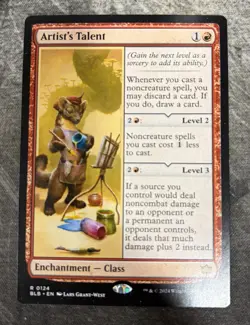 MTG Artist's Talent NM Rare BLB Regular #124 Bloomburrow - Image 1