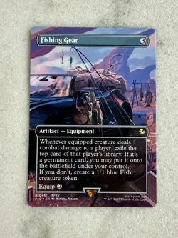 Fishing Gear (Borderless) Non Foil #0461 - Final Fantasy - NM - MTG - Image 1