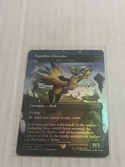Paradise Chocobo Birds of Paradise (Borderless) MTG Final Fantasy Foil #0483 - Image 1
