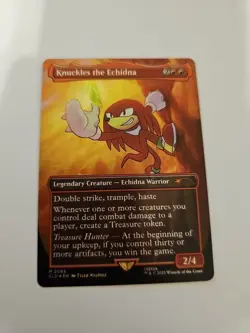 Knuckles the Echidna (Rainbow Foil) Secret Lair Drop Foil - Image 1