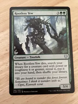 MTG Rootless Yew Kaldheim 189/285 Regular Uncommon NM/M - Image 1