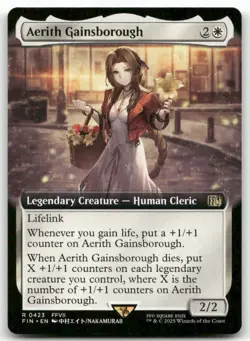 Aerith Gainsborough (Extended Art) #423 MTG Final Fantasy FIN NM X1 - Image 1